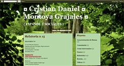 Desktop Screenshot of cristiandmontoyag.blogspot.com