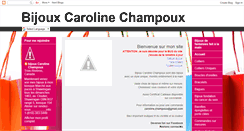 Desktop Screenshot of bijouxcarolinechampoux.blogspot.com