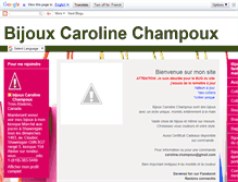 Tablet Screenshot of bijouxcarolinechampoux.blogspot.com