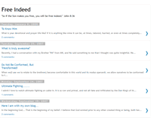 Tablet Screenshot of befreeinchrist.blogspot.com