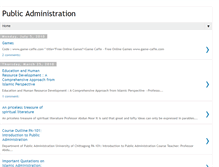 Tablet Screenshot of kawsher-publicadministration.blogspot.com