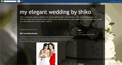 Desktop Screenshot of myelegantweddingbyshiko.blogspot.com