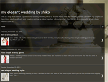 Tablet Screenshot of myelegantweddingbyshiko.blogspot.com