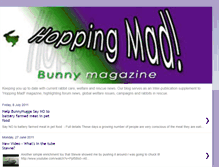 Tablet Screenshot of hoppingmadbunnymag.blogspot.com