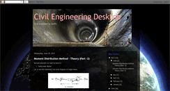 Desktop Screenshot of civilengineeringdesktop.blogspot.com