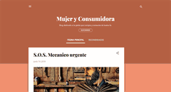 Desktop Screenshot of mujeryconsumidora.blogspot.com