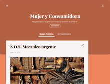 Tablet Screenshot of mujeryconsumidora.blogspot.com