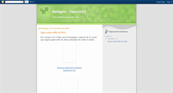 Desktop Screenshot of mafagafopapercraft.blogspot.com