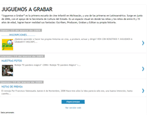 Tablet Screenshot of juguemos-a-grabar.blogspot.com