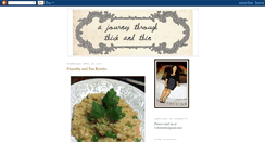 Desktop Screenshot of journeythroughthickandthin.blogspot.com