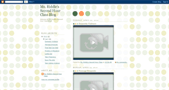 Desktop Screenshot of msriddlesecondhour.blogspot.com