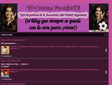 Tablet Screenshot of cristinakirchnerbarbiepresidente.blogspot.com