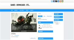 Desktop Screenshot of games-e-downloads.blogspot.com