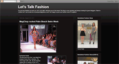 Desktop Screenshot of letstalkfashion.blogspot.com