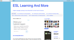 Desktop Screenshot of esl-and-more.blogspot.com
