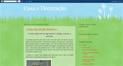 Desktop Screenshot of casa-e-decoracao.blogspot.com