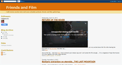 Desktop Screenshot of friendsandfilm.blogspot.com