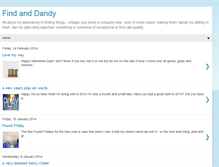 Tablet Screenshot of findanddandy.blogspot.com