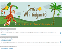 Tablet Screenshot of crazywhittinghams.blogspot.com