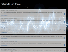 Tablet Screenshot of diariodeumtonto.blogspot.com