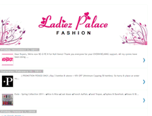 Tablet Screenshot of ladiezpalace.blogspot.com