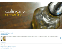 Tablet Screenshot of culinaryromantic.blogspot.com