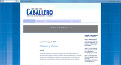 Desktop Screenshot of cachuchascaballero.blogspot.com