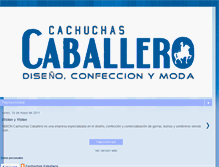 Tablet Screenshot of cachuchascaballero.blogspot.com