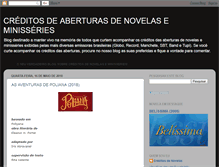 Tablet Screenshot of creditosnovelas.blogspot.com