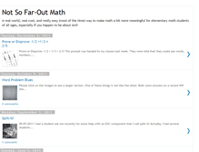 Tablet Screenshot of faroutmath.blogspot.com