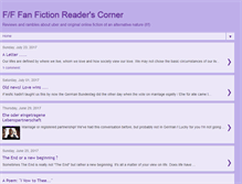 Tablet Screenshot of fanficreaderscorner.blogspot.com