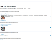 Tablet Screenshot of matinedasemana.blogspot.com