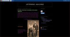 Desktop Screenshot of legendjauja.blogspot.com