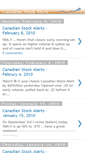 Mobile Screenshot of canadian-stock-alerts.blogspot.com