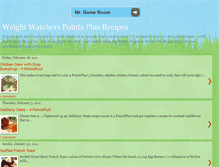 Tablet Screenshot of points-plus-recipes.blogspot.com