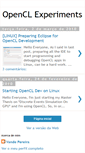 Mobile Screenshot of openclexperiments.blogspot.com