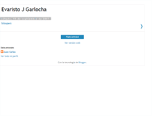 Tablet Screenshot of evaristojgarlocha.blogspot.com