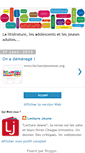 Mobile Screenshot of bloglecturejeune.blogspot.com