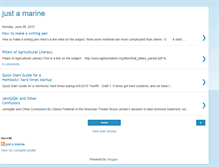 Tablet Screenshot of justamarine.blogspot.com