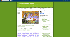 Desktop Screenshot of programaaquieassim.blogspot.com