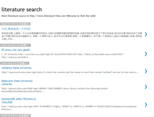 Tablet Screenshot of literature-free.blogspot.com