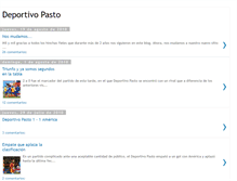 Tablet Screenshot of deportivo-pasto.blogspot.com