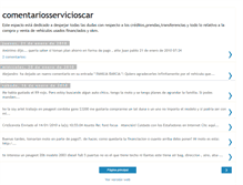 Tablet Screenshot of comentariosservicioscar.blogspot.com