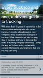 Mobile Screenshot of everytruckjob.blogspot.com