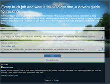 Tablet Screenshot of everytruckjob.blogspot.com