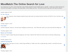 Tablet Screenshot of missmatchonline.blogspot.com