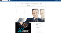 Desktop Screenshot of floridaproductliabilitylawyer.blogspot.com