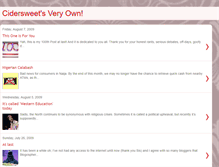Tablet Screenshot of cidersweet.blogspot.com