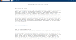 Desktop Screenshot of cleaningceramictilefloors.blogspot.com