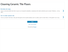 Tablet Screenshot of cleaningceramictilefloors.blogspot.com